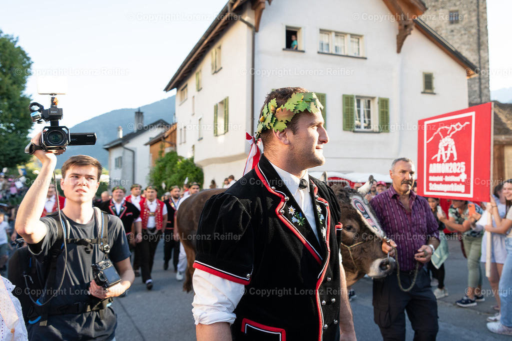 Schwingen -  ESAF Empfang Schwingerkönig 2025 | Maienfeld, 3.9.25, Schwingen - ESAF Empfang Schwingerkönig.