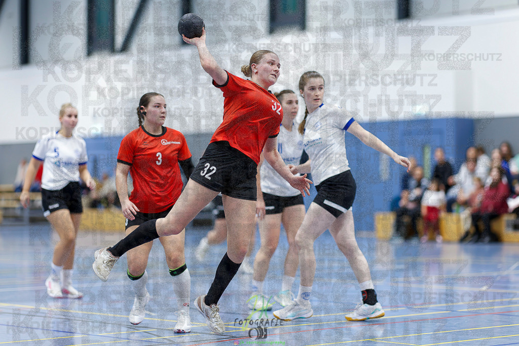 Frauen 2. Bezirksklasse; SG Rechtenbach - HSG Linden II | Frauen 2. Bezirksklasse; SG Rechtenbach - HSG Linden II am 16.11.2025 in Rechtenbach (Sporthalle Rechtenbach)Photo © 2025 - Jörg Heinrich - Realisiert mit Pictrs.com