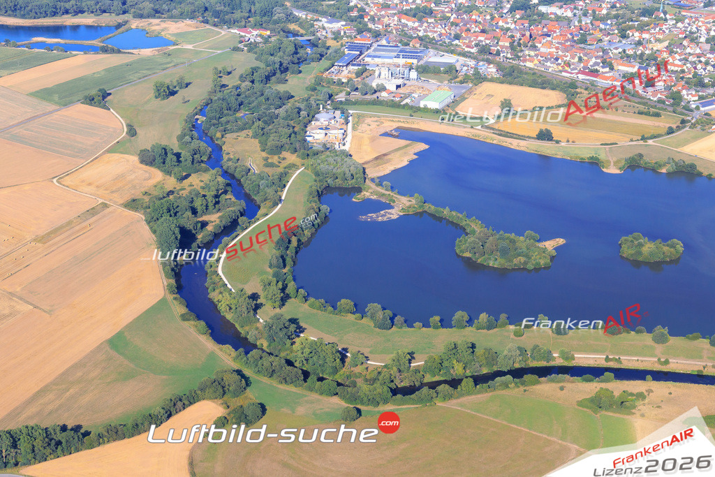 Die Luftaufnahme Ebing -  wurde vom UL-Flugzeug (keine Drohne) aus fotografiert.Hohe Druck- Auflösung-die Geschenkidee!