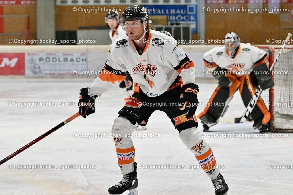 EC Hornets Spittal vs. USC Piraten Velden 18.2.2024 | #97 Pirsch Christoph USC Velden, EC Hornets Spittal vs. USC Piraten Velden 18.2.2024, EC Hornets Spittal vs. USC Piraten Velden 18.2.2024 am 18.02.2024 in Spittal an der Drau (Eissportzentrum Spittal), Austria, (Photo by Bernd Stefan)