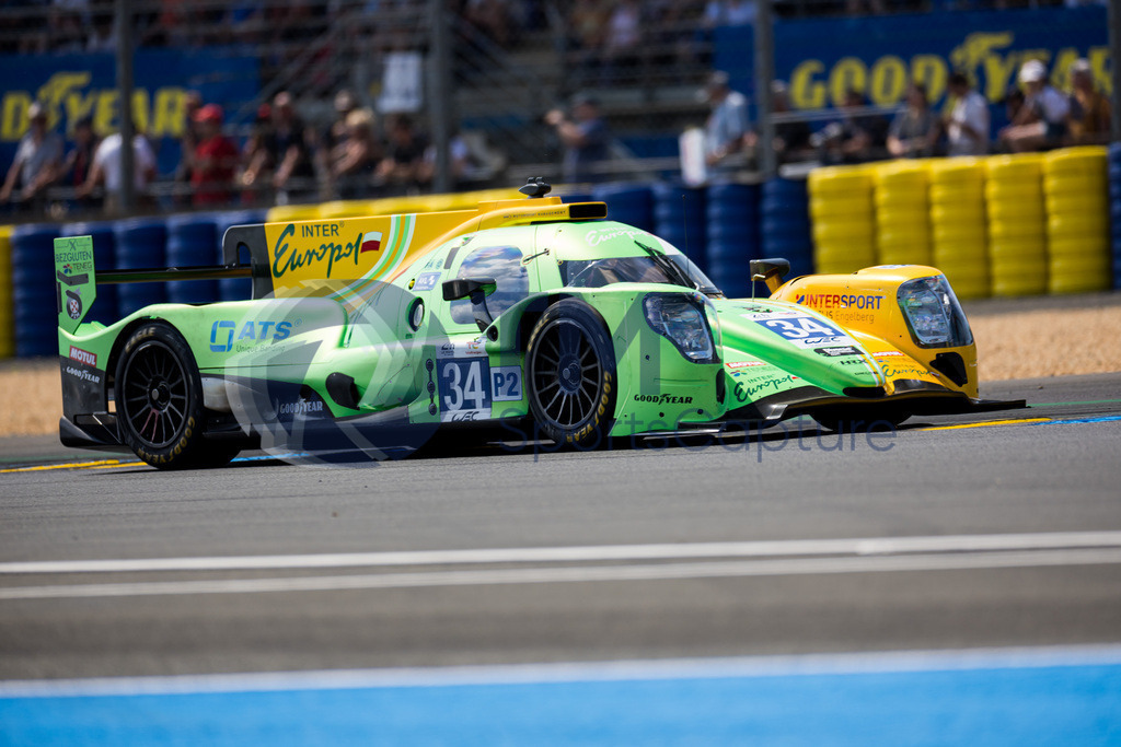 TP-20230605-101-147- | LE MANS,FRANCE,07.Jun.23 - MOTORSPORTS - WEC, FIA World Endurance Championships, 24 Hours of Le Mans, Circuit de la Sarthe, free practice 1. Image shows Jakub Smiechowski (POL), Albert Costa (ESP) and Fabio Scherer (SUI/ Inter Europol Competition). Photo: Trainproduction / Matthias Trinkl