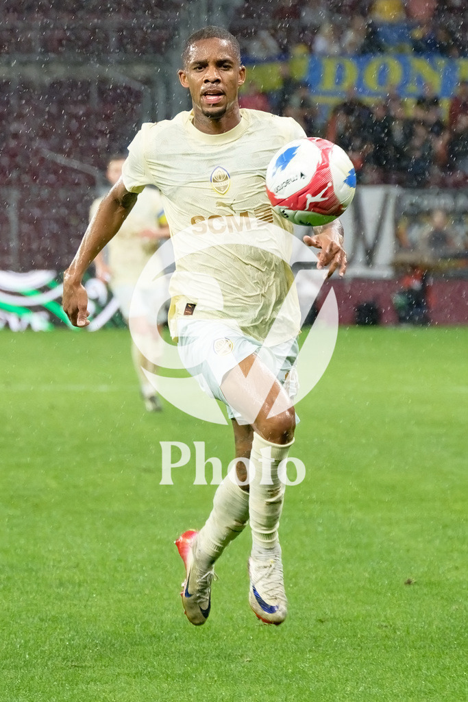 UEFA Conference League Play-offs 2nd leg - Servette FC v FC Shakhtar Donetsk | Pedro Henrique (13 FC Shakhtar Donetsk) in action (close up)  during the UEFA Conference League Play-offs 2nd leg match between Servette FC and FC Shakhtar Donetsk at Stade de Geneve in Geneva, Switzerland