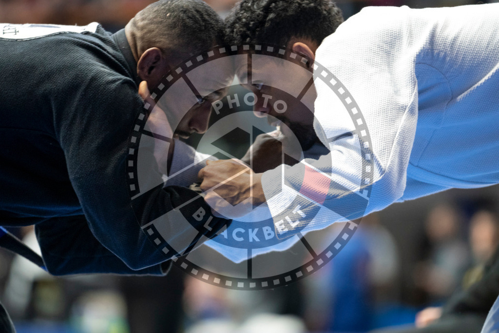 20240121PBB5249 | Fighters compete during the second day of the IBJJF European Championship in Paris, France, on January 21, 2024.