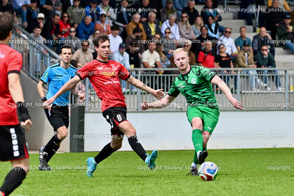 SC Landskron vs. SV Falle Maria Gail | #8 Simon Stichaller SV Maria Gail, #23 Matteo Zauner SC Landskron, SC Landskron vs. SV Falle Maria Gail, SC Landskron vs. SV Falle Maria Gail am 17.05.2026 in Villach (Sportanlage Landskron), Austria, (Photo by Bernd Stefan)