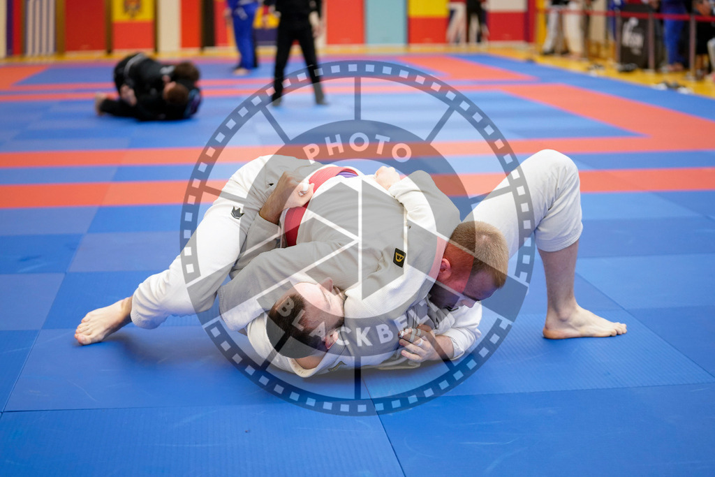 20240203PBB07297 | Fighters compete during the Brazilian Jiu-Jitsu Championship of the AJP Tour in Maintal by Frankfurt am Main, Germany, on February 2, 2024.
