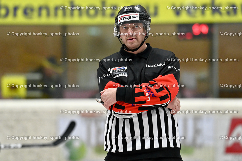 EC Spittal Hornets vs. ESV Ferlach 16.12.2023 | ALTERSBERGER Roland Referee