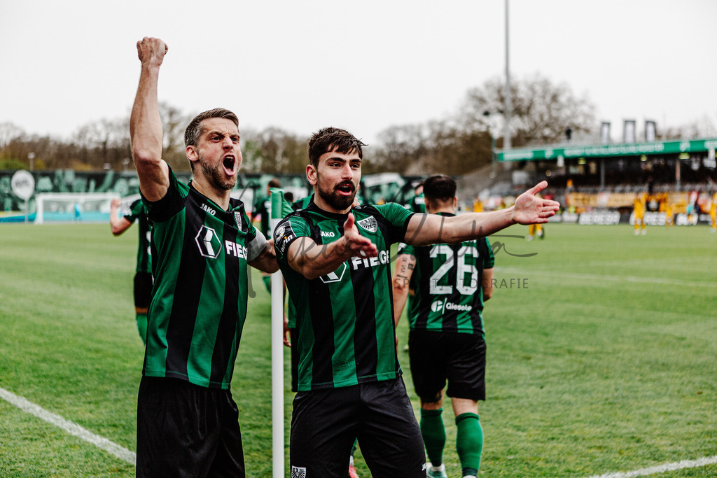 3. Liga, Saison 2023/24, 31. Spieltag: SC Preußen Münster - Dynamo Dresden | Münster, 30.03.2024: 3. Liga, 31. Spieltag, SC Preußen Münster gegen Dynamo Dresden im LVM-Preußenstadion in Münster. Foto: sportfotografie.ms | Markus Paletta - Realisiert mit Pictrs.com