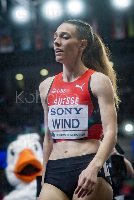 World Athletics Indoor Championships Kujawy Pomorze 26, 20.03.2026 | TORUN, POLAND - MARCH 20:  Joceline WIND (SUI) during the World Athletics Indoor Championships Kujawy Pomorze 26 on day 1 / session 2 at Kujawsko-Pomorska Arena Torun on March 20, 2026 in Torun, Poland. 