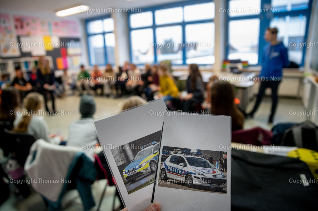 DSC_1752 | bbe, Bensheim, Goethegymnasium, France Mobil mit Gabriel Lepage , Klassenlehrerin Anja Bockrath, ,, Bild: Thomas Neu