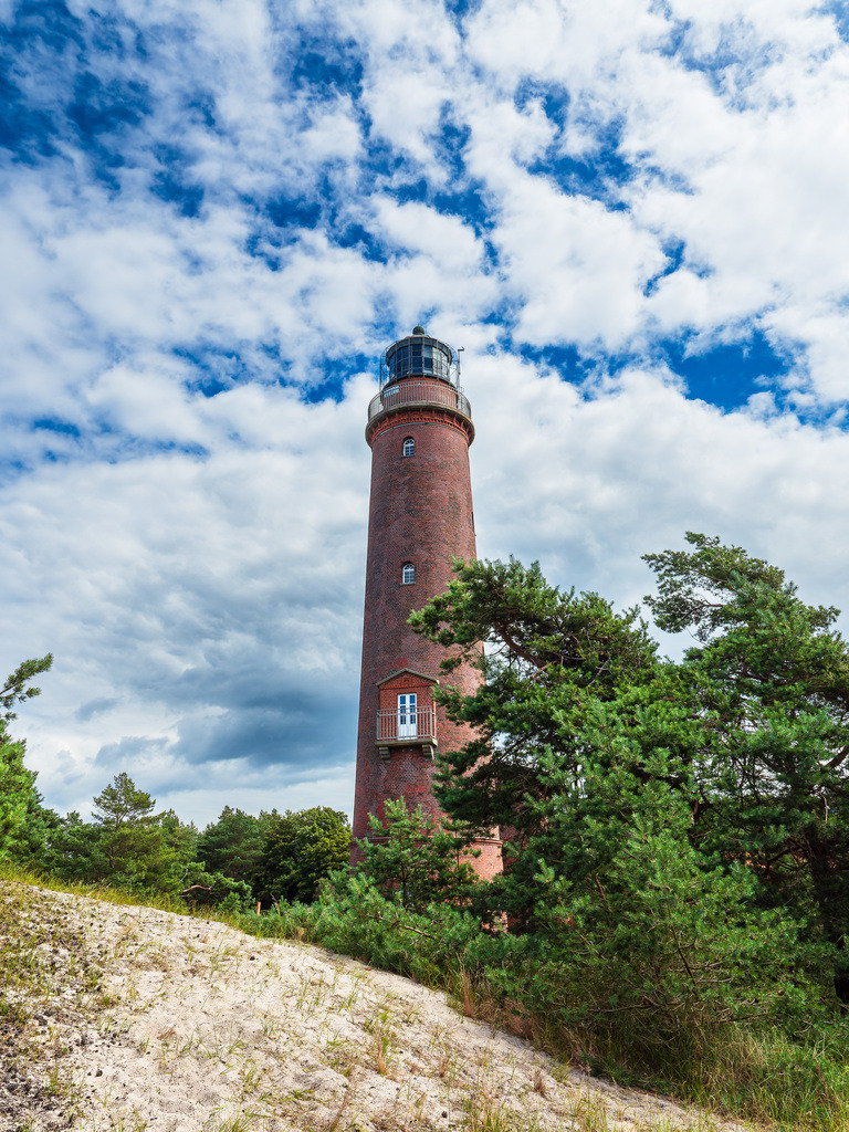Der Leuchtturm Darßer Ort auf dem Fischland-Darß | Der Leuchtturm Darßer Ort auf dem Fischland-Darß.