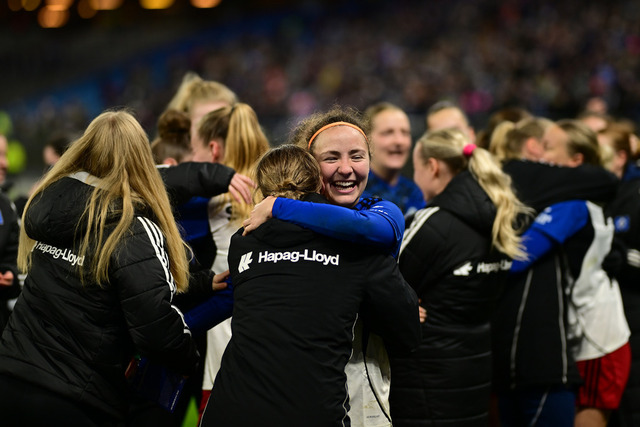 Fußball I Frauen I Saison 2025-2026 I DFB-Pokal I Achtelfinale I Hamburger SV - Bayer 04 Leverkusen I 18184 | Der Sportfotograf. - Realisiert mit Pictrs.com