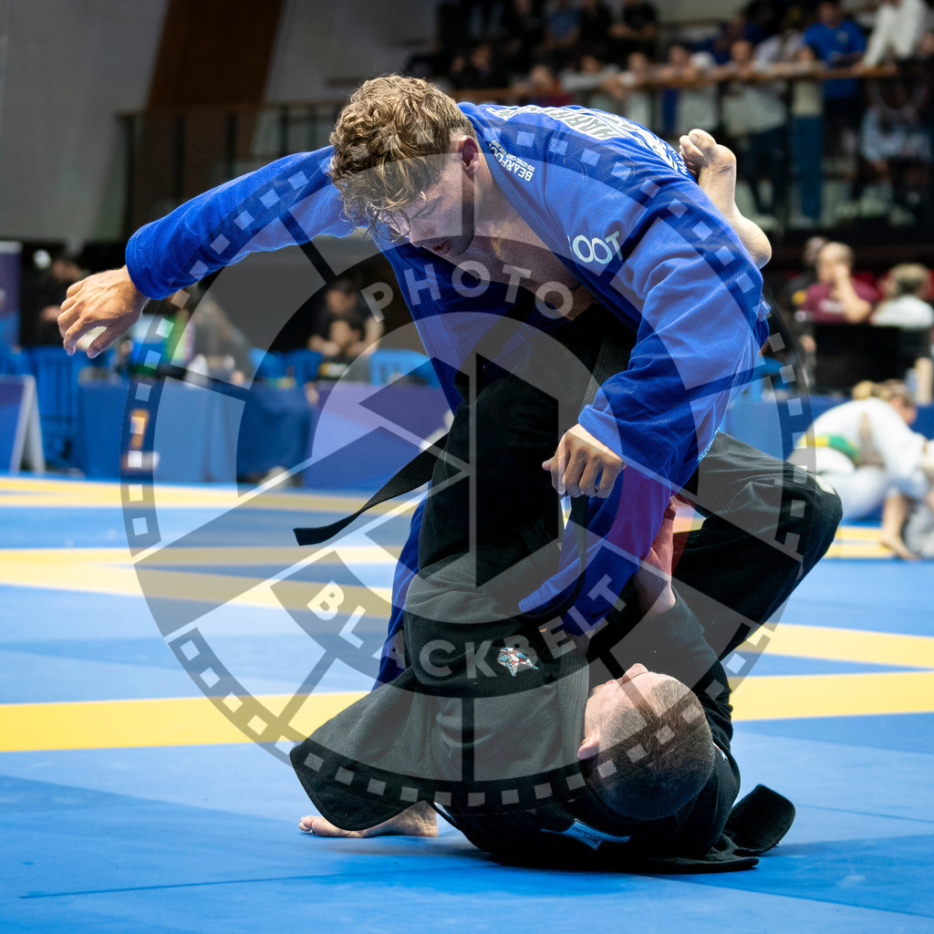 20240126PBB0623 | Fighters compete during the Brazilian Jiu-Jitsu European Championship of the IBJJF in Paris, France, on January 26, 2024.