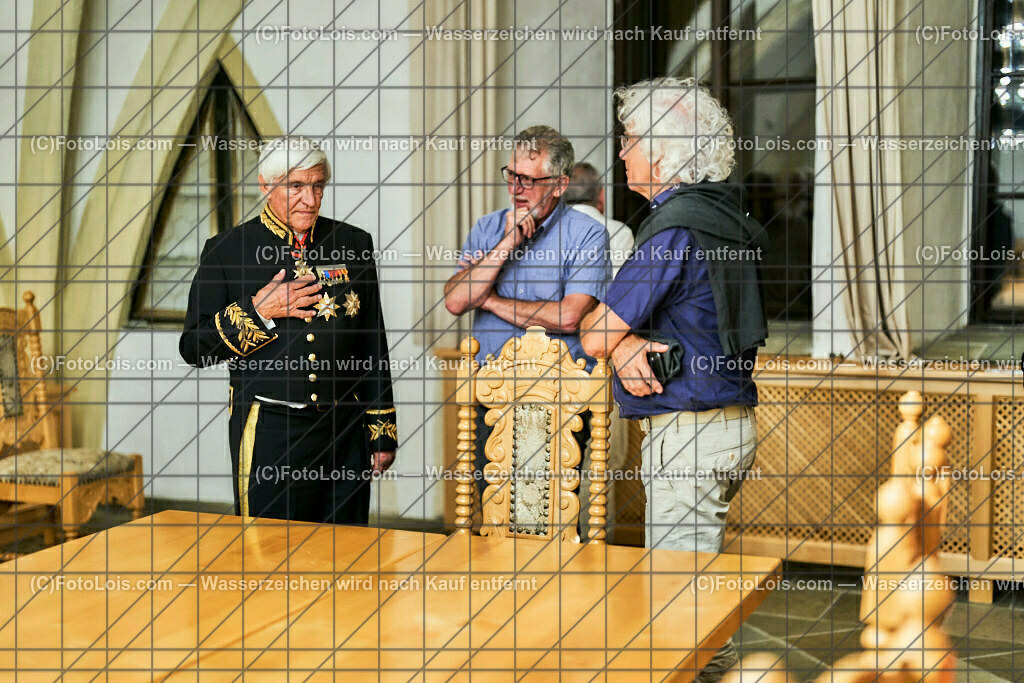 ALS2065_Jeanne de Ferrette_Refektorium | (C)FotoLois.com, Alois Spandl, 700stes Hochzeitsjubiläum - Albrecht II. mit Johanna von Pfirt in Thann (FR) im März 2024. Empfang des Organistionskommitees aus der Region Ferrette (Pfirt)/Thann aus dem Elsass mit Empfang durch die Stadtgemeinde und Bezirkshauptmannschaft Scheibbs im Schloss Scheibbs und anschließender Kranzniederlegung in der Kartausenkirche über der Krypta des Gründerehepaares durch Mitglieder des Templer Ordens, Fr 22. September 2023.