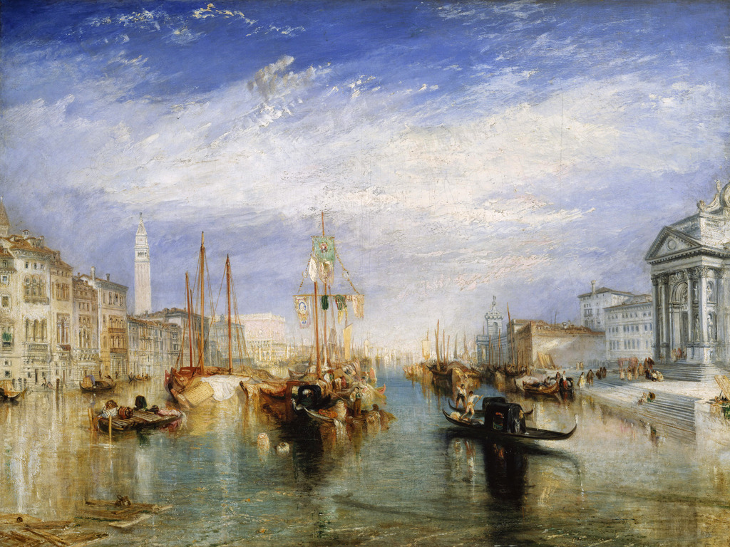 William Turner - The Grand Canal | Moderne Wandbilder auf Leinwand, Acylglas, Alu-Dibond oder als Poster. Tauchen Sie ein in die Welt KI-generierter Kunstwerke - entdecken Sie hochwertige Kunstdrucke unserer Gemälde, Illustrationen und fotorealistischen Motive.