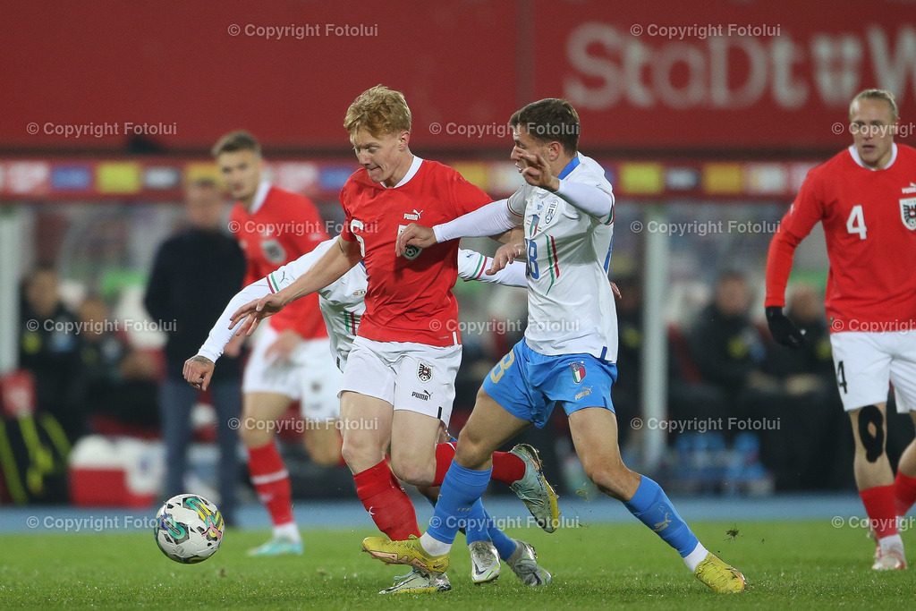 A_LUI_20221120_0007 | SPORT FUSSBALL TESTSPIEL  ÖSTERREICH VS ITALIEN
IM BILD: Nicolas Seiwald (Österreich),


FOTO:FOTOLUI/UW