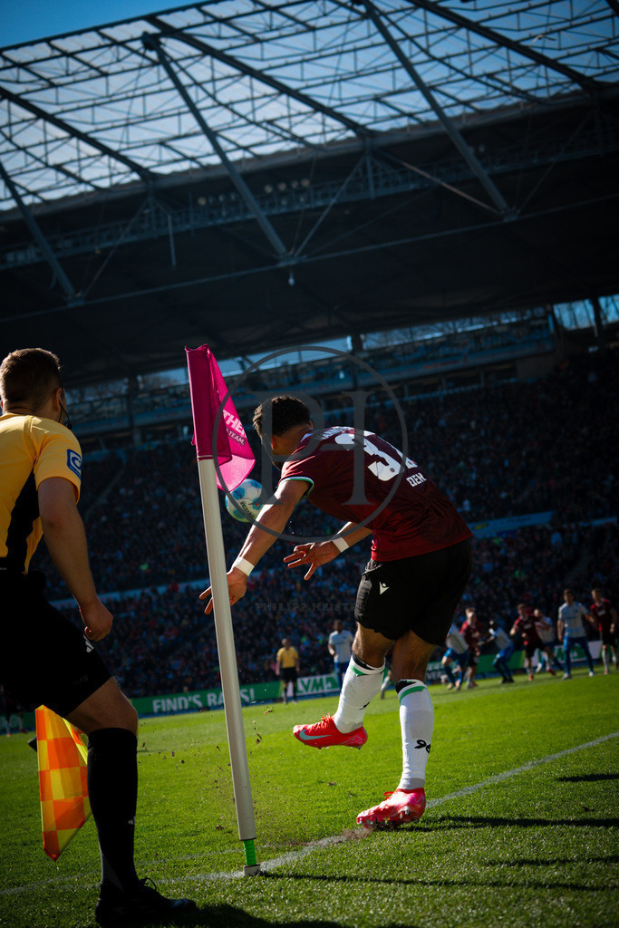 Hannover 96 vs 1. FC Magdeburg – 2. Bundesliga – 29.03.2025 | Szene aus dem 2. Bundesliga-Spiel des 27. Spieltags zwischen Hannover 96 und dem 1. FC Magdeburg am 29. März 2025 in der Heinz von Heiden Arena in Hannover. Endstand: 0:0. Fotografiert von Philipp Heist. - Realisiert mit Pictrs.com