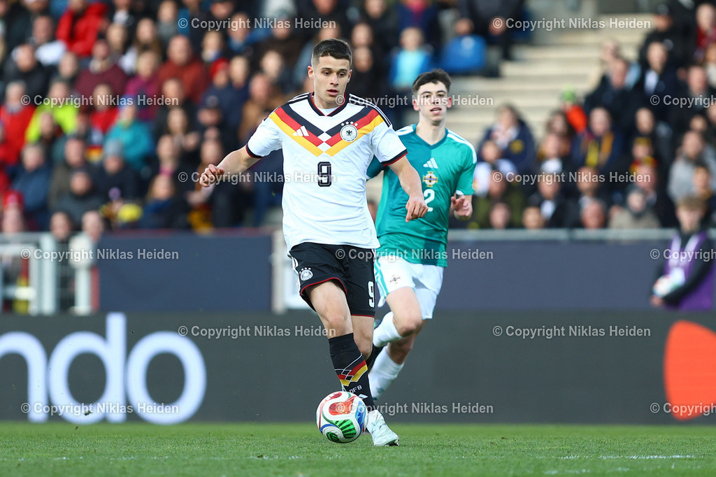 NH_DeutschlandU21_NordirlandU21_U21EMQualifikation_27032026 | #9 Nicolo Tresoldi (Deutschland U21)Fußball I Junioren I U21-EM-Qualifikation I Saison 2025-2026 I 8. Spieltag I Deutschland U21 - Nordirland U21 I 27.03.2026 I Eintracht-Stadion