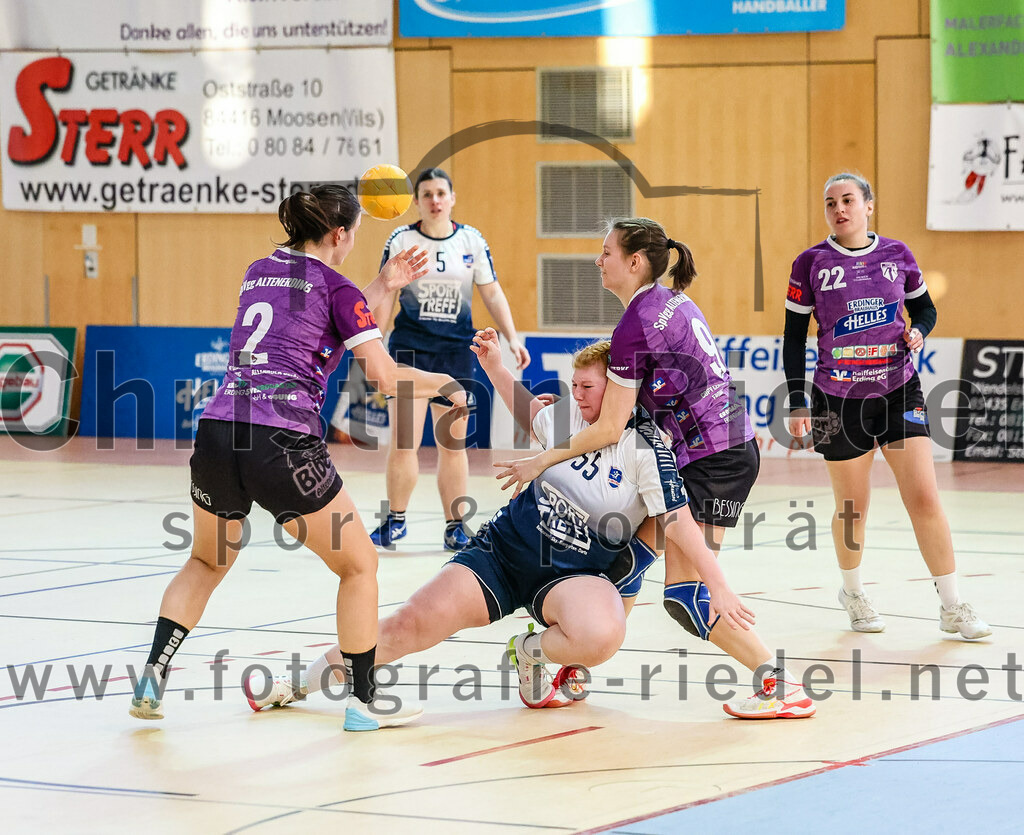 2023-12-16_106_SpVgg_Altenerding_gegen_HC_Donau-Paar_II | Erding, Deutschland, 16.12.2023:
Handball, Bezirksoberliga Frauen Altbayern 2023 / 2024, 10. Spieltag, SpVgg Altenerding gegen HC Donau/Paar II, Endergebnis: 22:22

Foto: Christian Riedel / fotografie-riedel.net