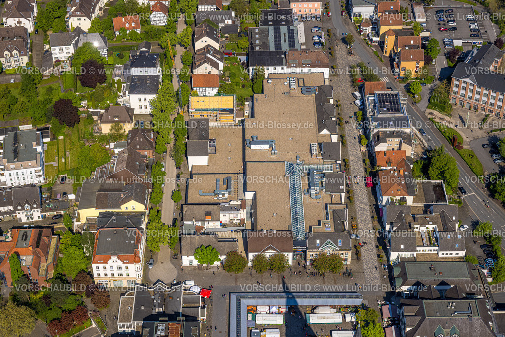 Arnsberg230500241 | Luftbild, Einkaufszentrum Marktpassage Mendener Straße, am Neiheimer Markt, Neheim, Arnsberg, Sauerland, Nordrhein-Westfalen, Deutschland