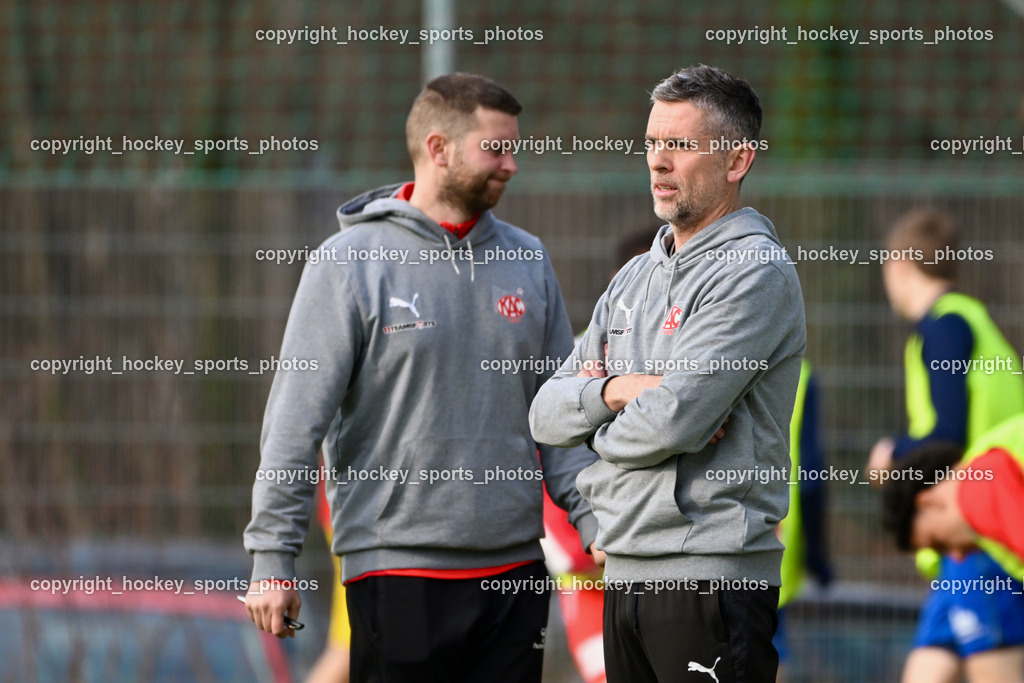 KAC 1909 vs. Union Matrei | Headcoach KAC 1909 Christian Rauter, Asisstentcoach KAC 1909 Robert Kontic, KAC 1909 vs. Union Matrei, KAC 1909 vs. Union Matrei am 21.03.2026 in Klagenfurt (Sportplatz KAC), Austria, (Photo by Bernd Stefan)