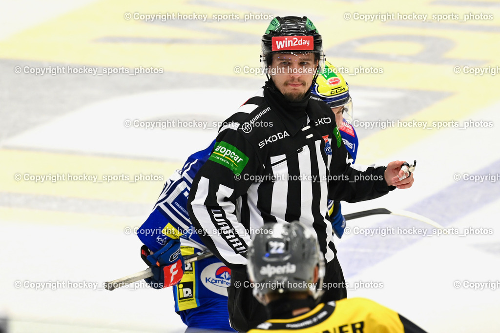 EC IDM Wärmepumpen VSV vs. HC Pustertal | GATOL-SCHAFRANEK MAXIMILIAN Referee, EC IDM Wärmepumpen VSV vs. HC Pustertal, EC IDM Wärmepumpen VSV vs. HC Pustertal am 15.11.2024 in Villach (Stadthalle Villach), Austria, (Photo by Bernd Stefan)