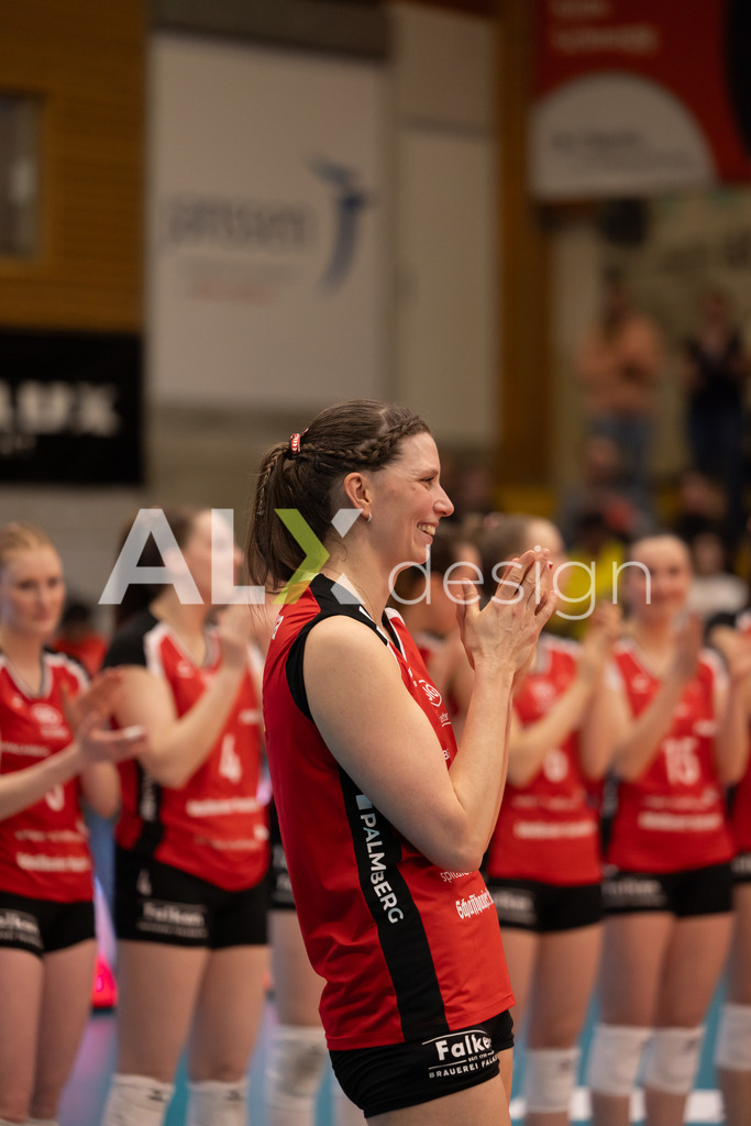 Volleyball I Frauen I Saison 2025-2026 I Volleyball NLA | Women I  Playoffs Finals 2/5 I  VC Kanti Schaffhausen - viteos NUC I  10.04.2026 | 11 Kateřina Holásková (CZ) (VC Kanti Schaffhausen) – Mitte - Realisiert mit Pictrs.com