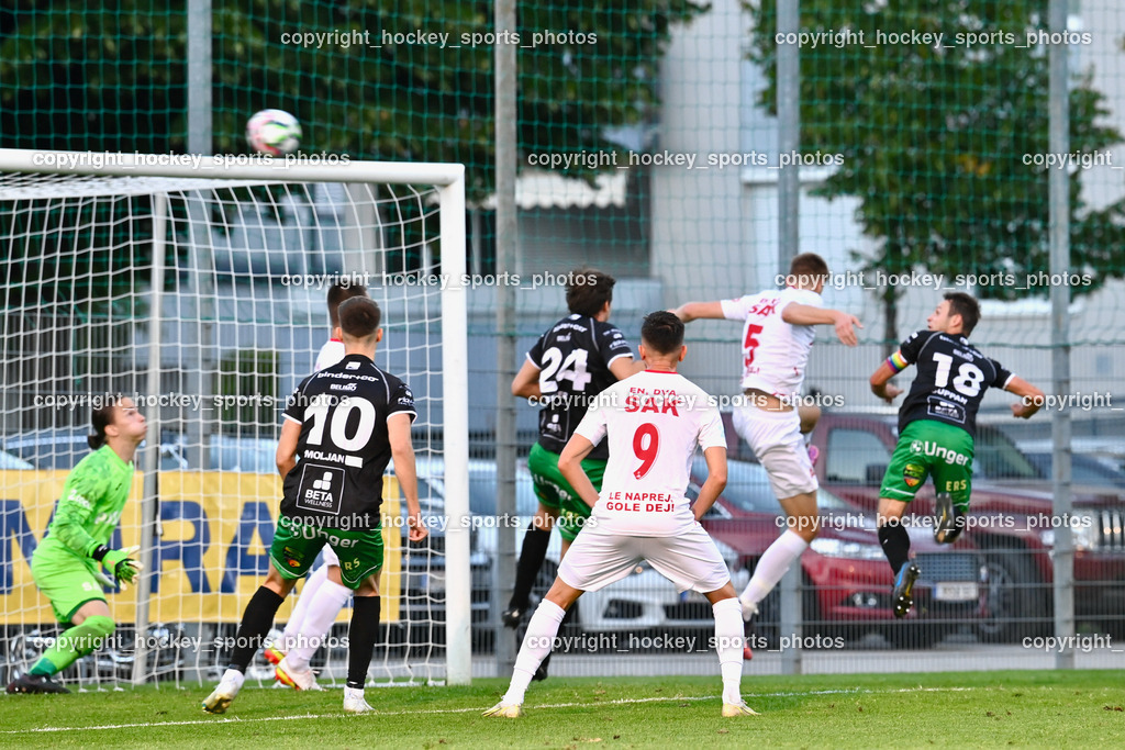 SAK Klagenfurt vs. FC Gleisdorf 09 2.9.2022 | #1 Aric Leon Haimburger, #10 Filip Smoljan, #9 Hrvoje Jakovljevic, #24 Pascal Michael Zisser, #5 Matic Pavlic, #18 Manuel Suppan