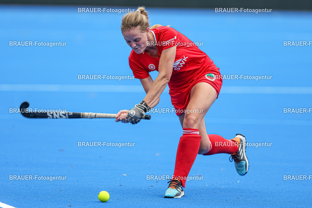 Crefelder HTC und HC Essen  | Krefeld, Deutschland 10.09.2022, , 

 2. Bundesliga Spiel der Damen zwischen Crefelder HTC und HC Essen auf der Gerd Wellen Hockeyanlage am 10. September 2022 in Krefeld.

(Foto: BRAUER-Fotoagentur)
 