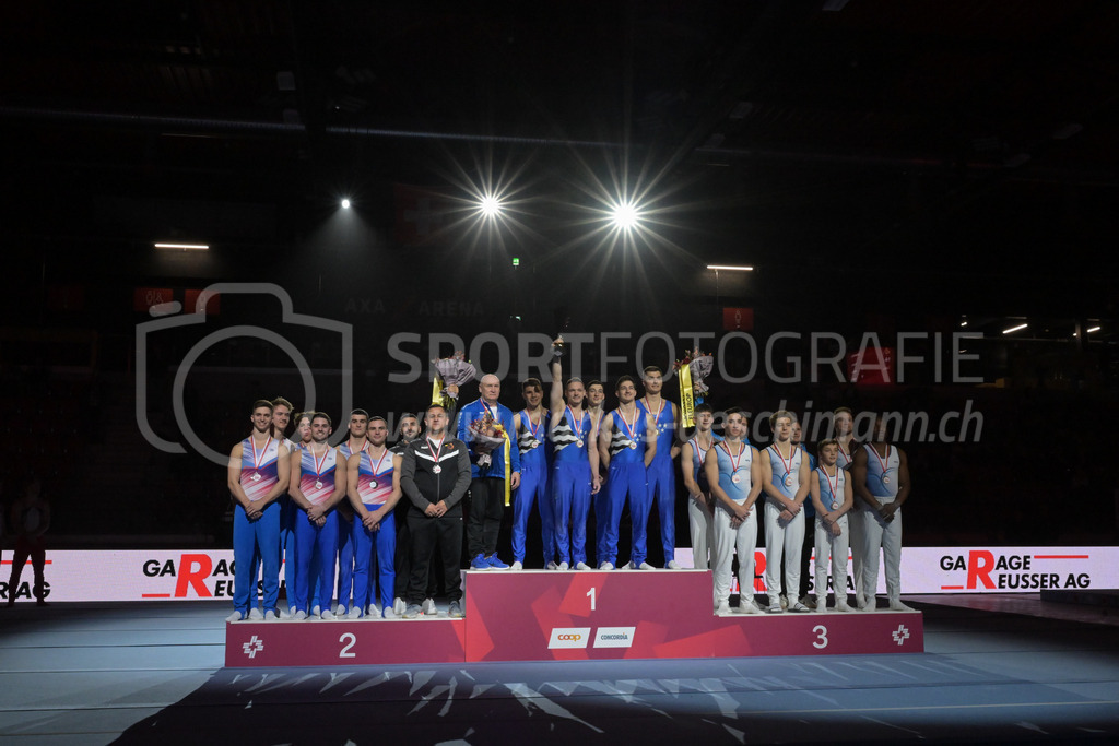 Schweizer Meisterschaften Kunstturnen Mannschaften Männer (A) - 22. November 2025 | Schweizer Meisterschaften Kunstturnen Mannschaften Männer (A)AXA Arena, WinterthurBild: Sportfotografie Markus Aeschimann | www.markus-aeschimann.ch - Realisiert mit Pictrs.com
