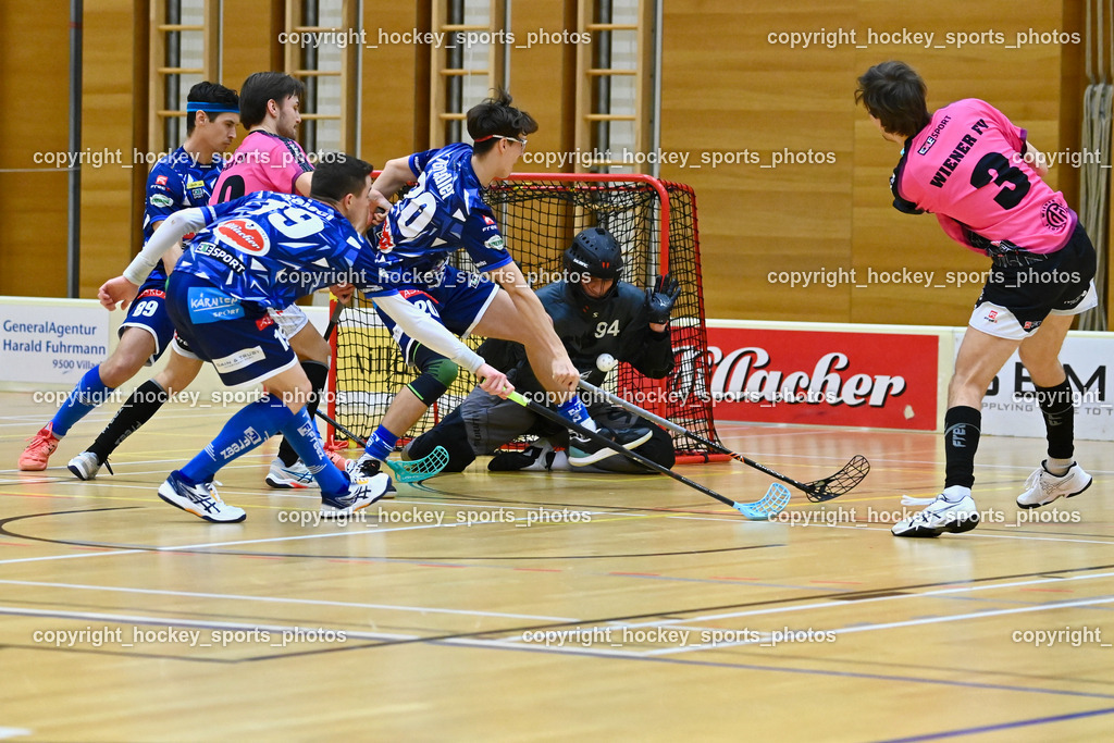 VSV Unihockey vs. Wiener Floorball Verein 7.1.2023 | #3 Jesse Laukkanen, #94 Karl Dorfer, #20 David Gredler, #19 Philipp Seiser, #10 Philipp Horn, #89 Robert Rauter