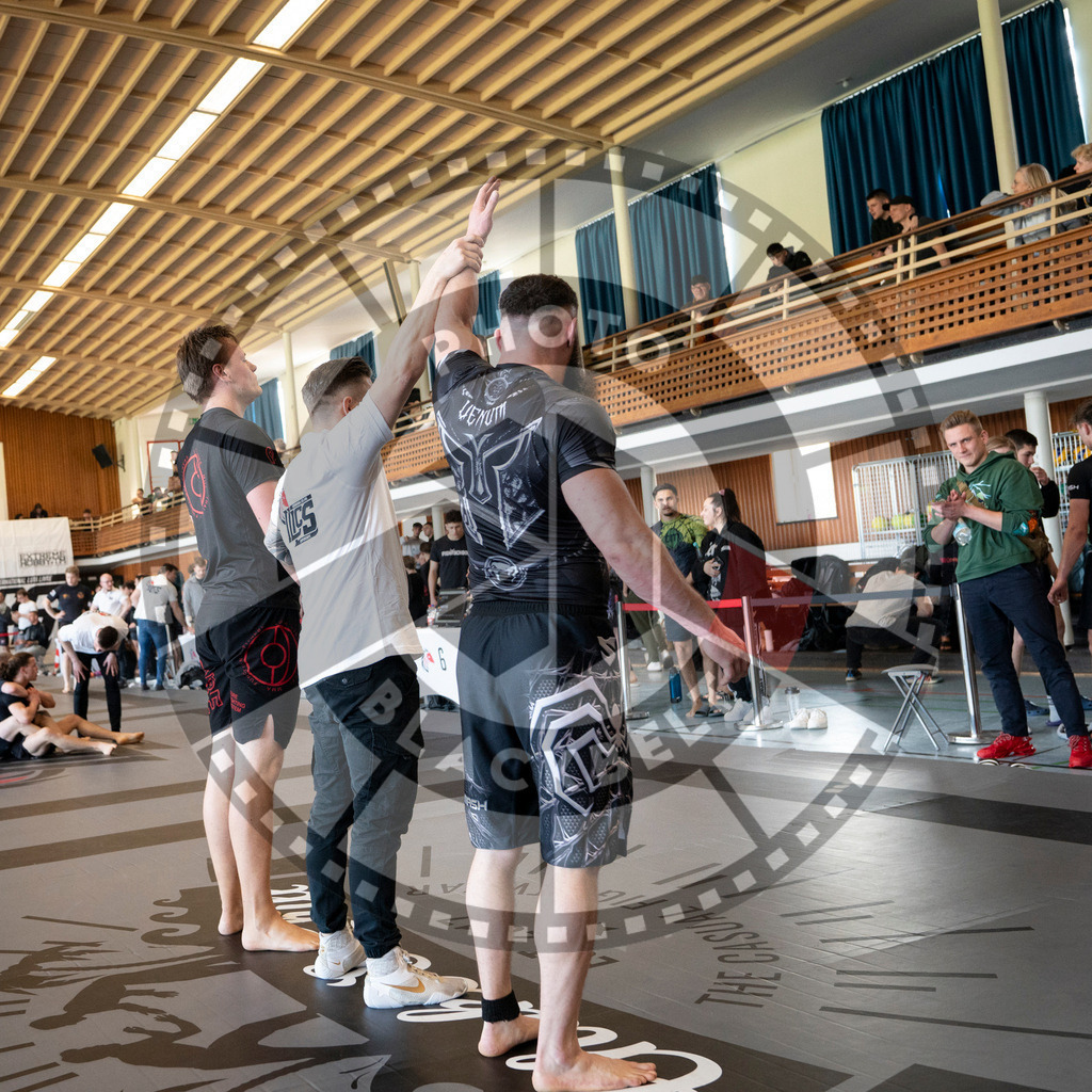 20240309PBB5428 | Fighters compete during the International Luta Livre (ILLCS) Spring Championship in Hannover, Germany, on March 9, 2024.