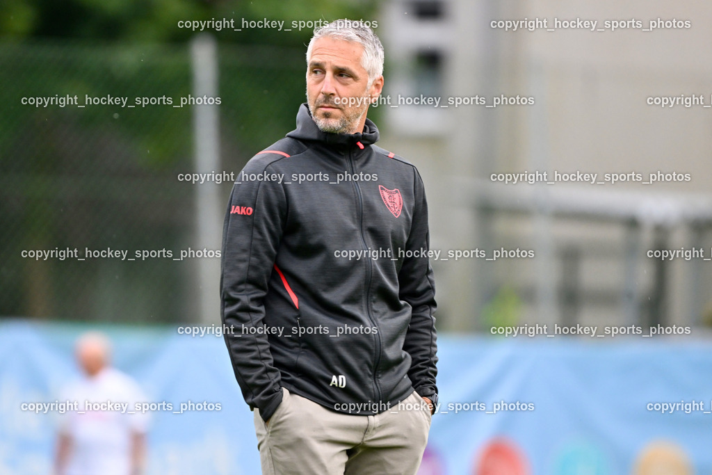 SAK vs. ATUS Ferlach | Headcoach ATUS Ferlach Darko Djukic, SAK vs. ATUS Ferlach, SAK vs. ATUS Ferlach am 01.08.2025 in Klagenfurt (Sportpark Welzenegg), Austria, (Photo by Bernd Stefan)
