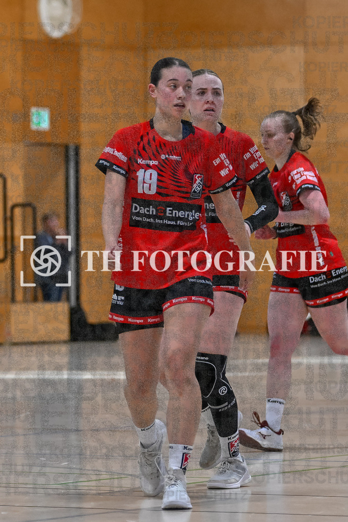 GER, SG Maulburg/Steinen - HB Kinzigtal, Frauen-Handball, Oberliga Suedbaden, 21. Spieltag, Saison 2024/2025, 06.04.2025 | Elisa Geiss (SG Maulburg/Steinen, #19)GER, SG Maulburg/Steinen - HB Kinzigtal, Frauen-Handball, Oberliga Suedbaden, 21. Spieltag, Saison 2024/2025, 06.04.2025Foto: TH Fotografie/Thomas Hess