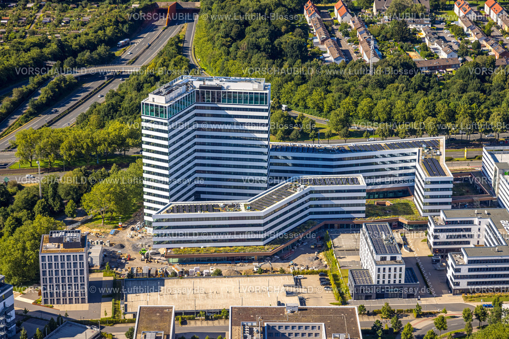Dortmund240804377 | Luftbild, Stadtkrone Baustelle, Neubau Direktion Continentale Firmensitz, Schüren, Dortmund, Ruhrgebiet, Nordrhein-Westfalen, Deutschland