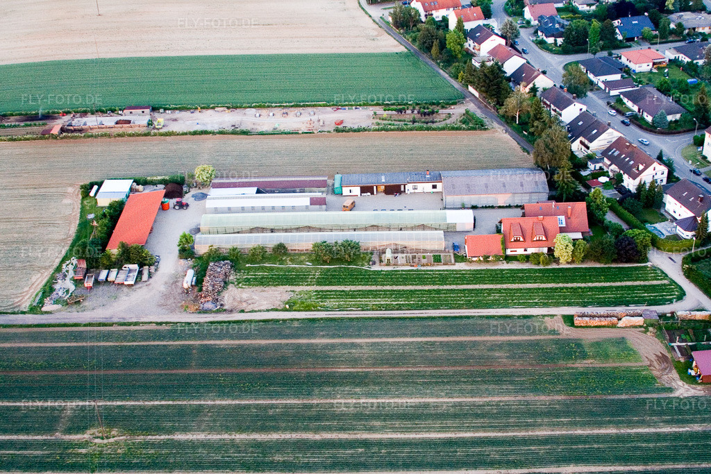 Luftbild: Biohof Kugelmann in Kandel im Bundesland Rheinland-Pfalz in Deutschland. Foto: IMG_2783.jpg vom 13.06.2006 durch Werner Riehm/FLY-FOTO.de