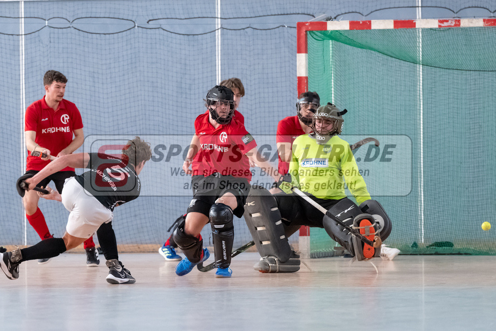 HK_20250202_102456 | 2. Bundesliga Halle Herren Club Raffelberg - Schwarz Weiss Köln am 2.2.2025 Halle am Raffelberg, Duisburg ,