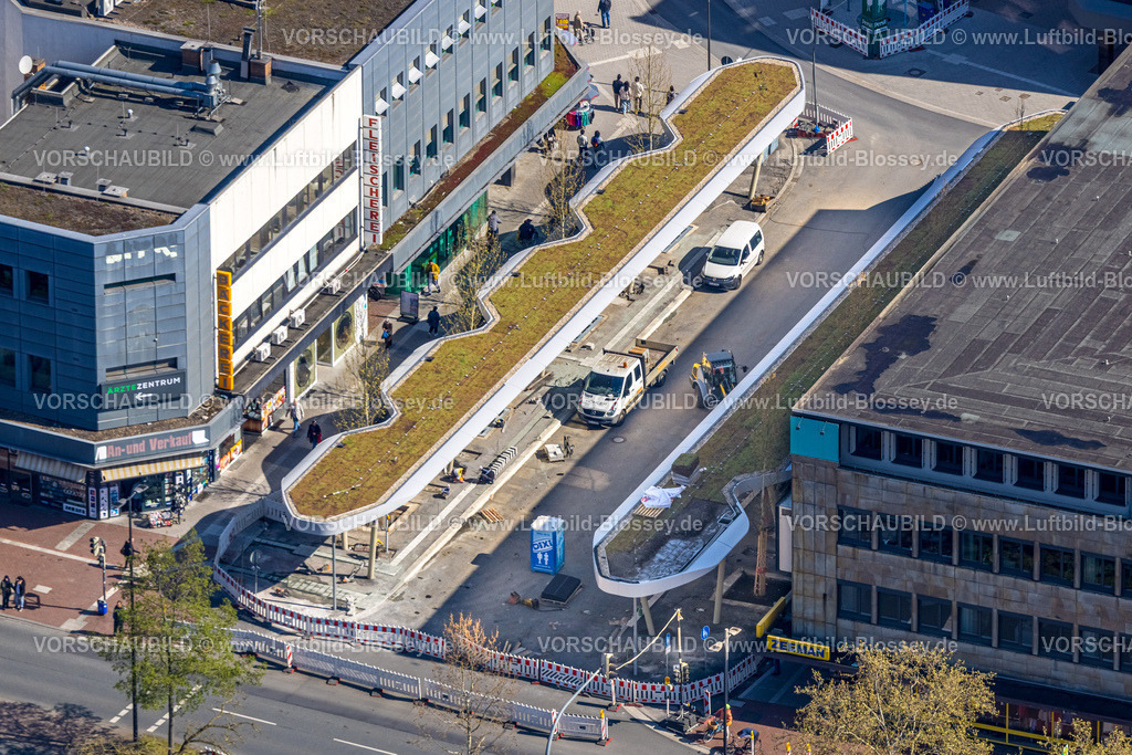 Hamm260400847Mitte | Luftbild, Baustelle und Neubau am Westentor neben der City-Galerie, Bundesstraße 63 Westring, Mitte, Hamm, Ruhrgebiet, Nordrhein-Westfalen, Deutschland