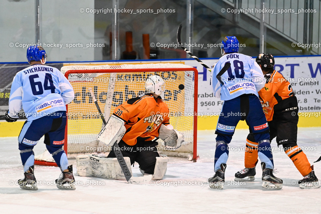 ESC Steindorf vs. USC Velden 4.1.2023 | #64 Stichauner Fabian, Tor ESC Steindorf, #18 Pöck Markus