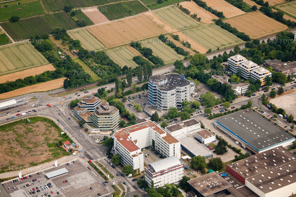 Luftbild: All for One Group SE im Ortsteil Rohrbach in Heidelberg im Bundesland Baden-Württemberg in Deutschland. Foto: IMG_29895.jpg vom 02.07.2010 durch Werner Riehm/FLY-FOTO.de