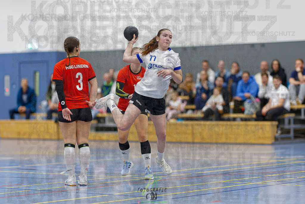 Frauen 2. Bezirksklasse; SG Rechtenbach - HSG Linden II | Frauen 2. Bezirksklasse; SG Rechtenbach - HSG Linden II am 16.11.2025 in Rechtenbach (Sporthalle Rechtenbach)Photo © 2025 - Jörg Heinrich - Realisiert mit Pictrs.com