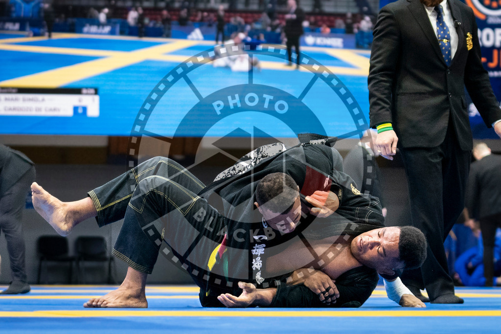 20240126PBB0104 | Fighters compete during the Brazilian Jiu-Jitsu European Championship of the IBJJF in Paris, France, on January 26, 2024.
