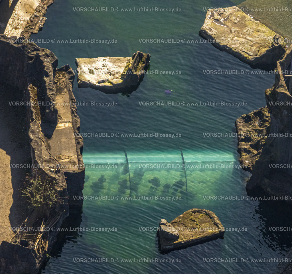 Gelsenkirchen240300557 | Luftbild, ZOOM Erlebniswelt, Zoo und Tierpark, Erlebniswelt Alaska, unter Wasser ist der 9 Meter lange Acrylglastunnel zu sehen, durch den Besucher spazieren und schwimmende Seelöwen von unten sehen können. Bismarck, Gelsenkirchen, Ruhrgebiet, Nordrhein-Westfalen, Deutschland