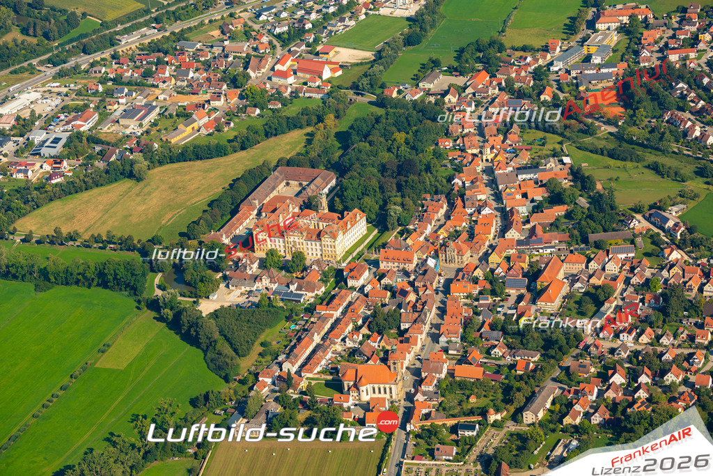 Das Luftbild zeigt :  Ellingen - Die Luftaufnahme wurde 2024 vom UL-Flugzeug aus erstellt ( keine Drohne ) - Hochauflösende Luftaufnahme - Für grossformatige Ausdrucke geeignet. Die Geschenkidee !Mit Lizenz und Bildrechte bestellbar
