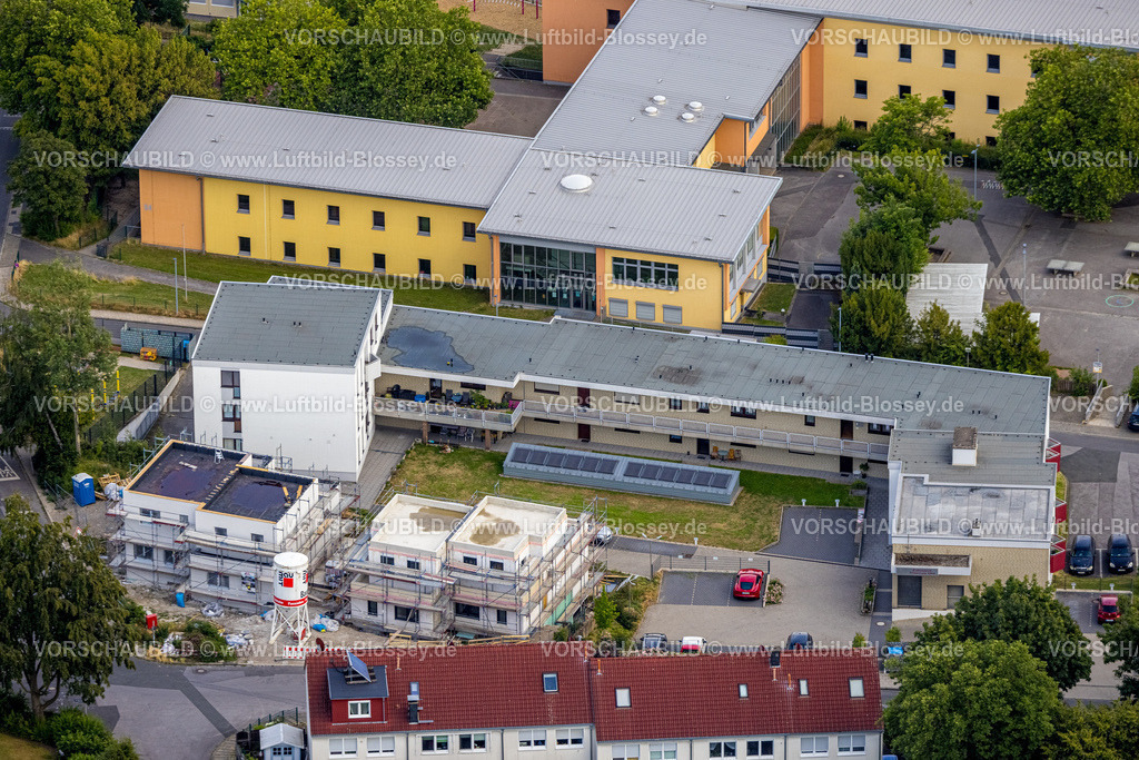 Witten230701652 | Luftbild, Vormholzer Grundschule, Baustelle, Vormholz, Witten, Ruhrgebiet, Nordrhein-Westfalen, Deutschland