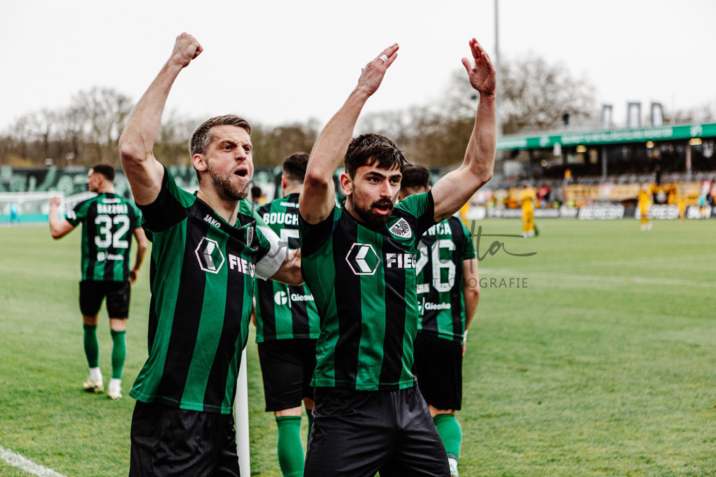 3. Liga, Saison 2023/24, 31. Spieltag: SC Preußen Münster - Dynamo Dresden | Münster, 30.03.2024: 3. Liga, 31. Spieltag, SC Preußen Münster gegen Dynamo Dresden im LVM-Preußenstadion in Münster. Foto: sportfotografie.ms | Markus Paletta - Realisiert mit Pictrs.com