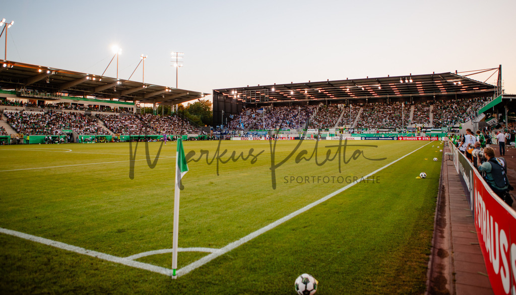 DFB-Pokal 2025/2026, 1. Runde: SC Preußen Münster - Hertha BSC Berlin | Münster, 18.08.2025: DFB-Pokal 2025/2026, 1. Runde, SC Preußen Münster gegen Hertha BSC Berlin im LVM-Preußenstadion in Münster.(Foto: sportfotografie.ms | Markus Paletta) - Realisiert mit Pictrs.com