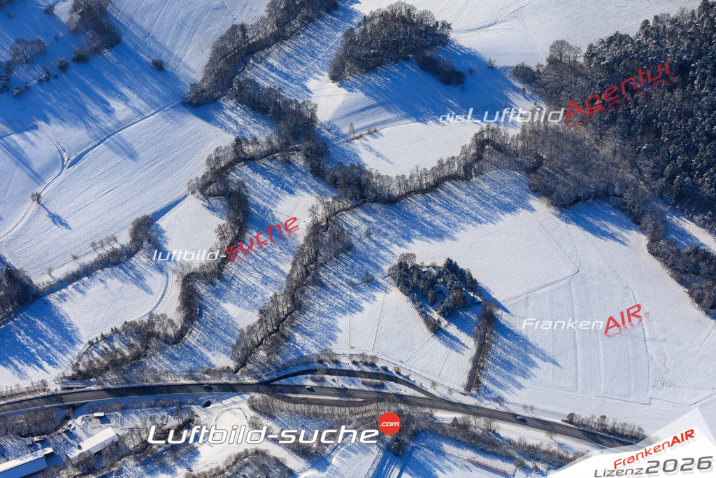 Die Luftaufnahme der Stadt Kulmbach wurde vom UL-Flugzeug heraus erstellt ( keine Drohne )- hohe Auflösung für beste Qualität