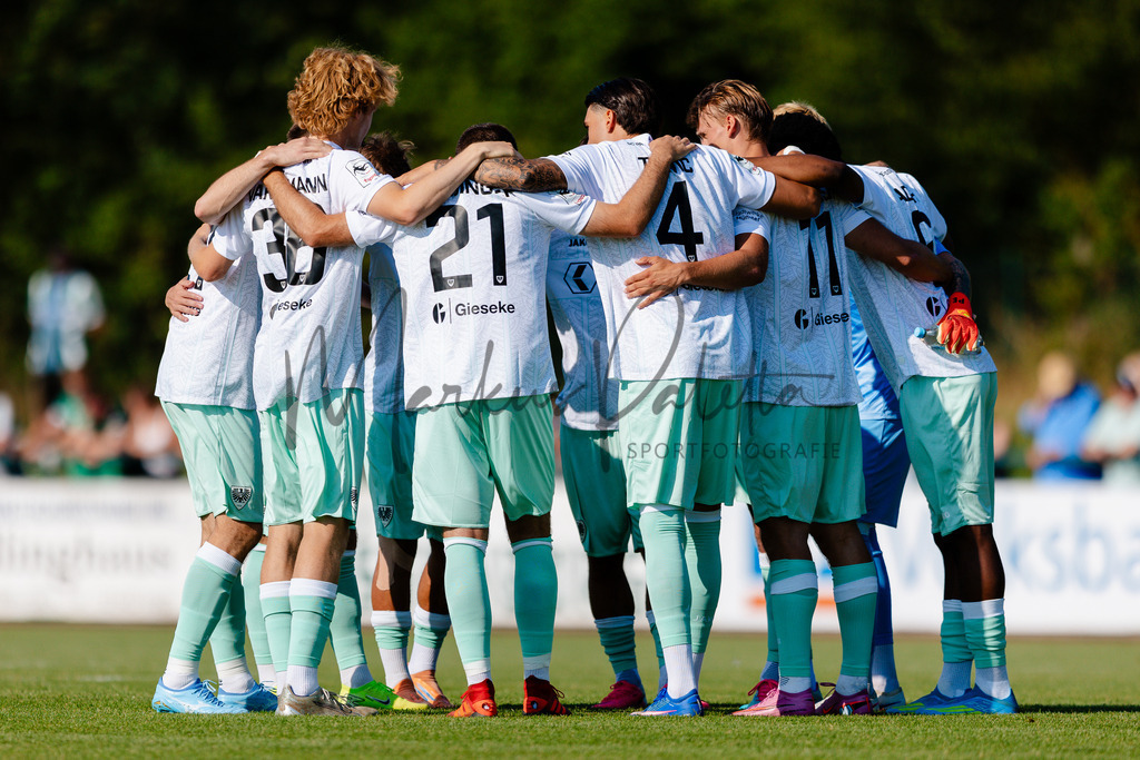 Testspiel, Saison 2026/27: SC Preußen Münster - Kickers Emden | Billerbeck, 10.07.2026: Testspiel, SC Preußen Münster gegen Kickers Emden auf der Anlage des DJK Billerbeck in Billerbeck. Foto: sportfotografie.ms | Markus Paletta - Realisiert mit Pictrs.com
