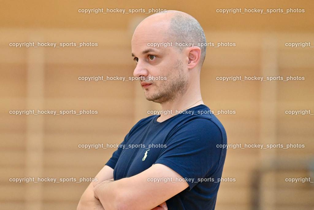 KAC Floorball vs. Wiener Floorballverein 10.9.2022 | Headcoach Wiener Floorballverein Klaus Gufler
