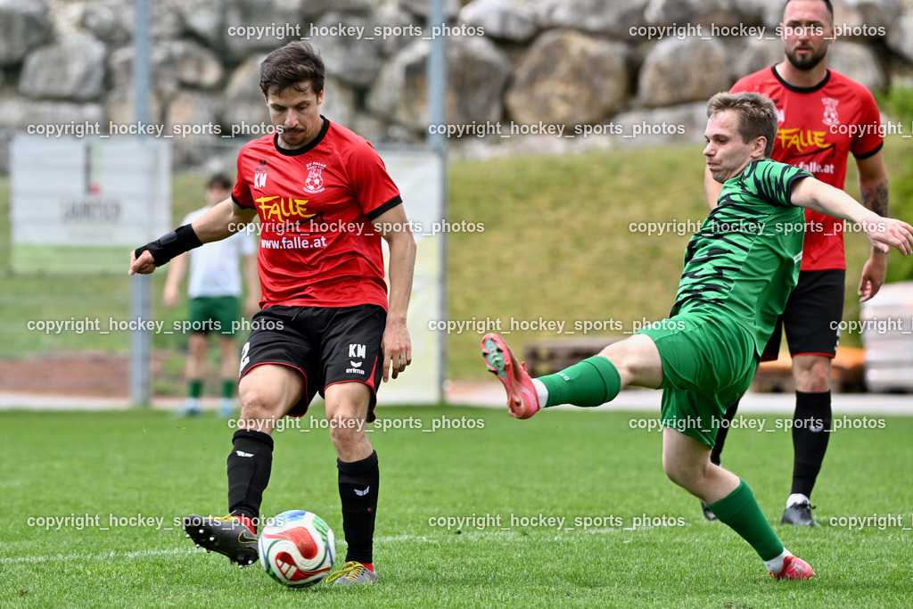 SC Landskron vs. SV Falle Maria Gail | #12 Martin Krampl SV Maria Gail, #7 Markus Ulbing SC Landskron, #23 Klemen Velic SV Maria Gail, SC Landskron vs. SV Falle Maria Gail, SC Landskron vs. SV Falle Maria Gail am 17.05.2026 in Villach (Sportanlage Landskron), Austria, (Photo by Bernd Stefan)